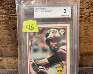 1978 Topps Eddie Murray graded 3 baseball card