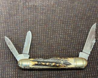 Wild turkey cutlery 1 of 600 first production run staff handle knife