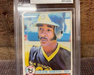 1979 Topps Ozzie Smith graded 35 baseball card