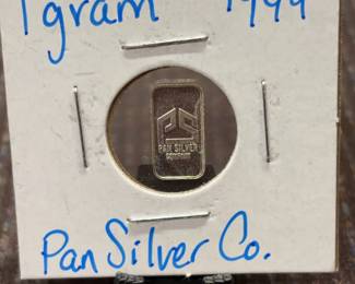 1g pan silver bar
