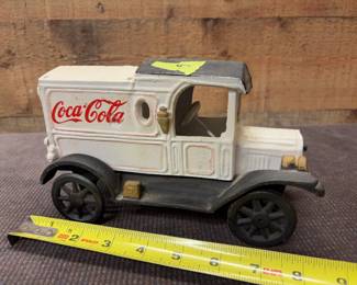 Cast iron Coke truck