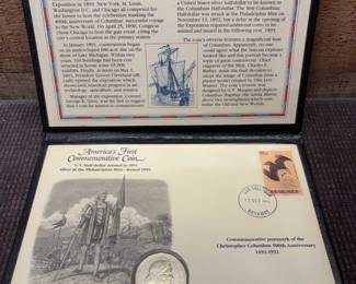 Americas first commemorative coin