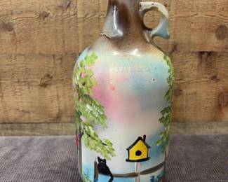 Painted Clorox bottle