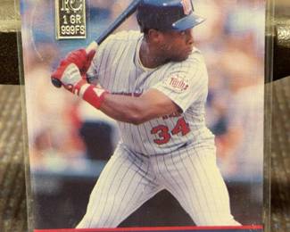 Kirby Puckett with 1g of silver