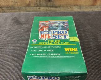 1990 NFL pro set football cards unopened