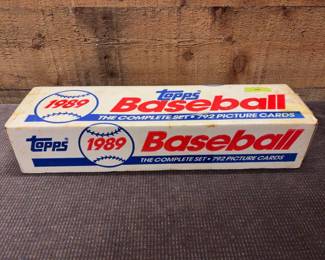 Sealed tops 1989 baseball cards