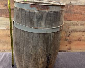 Wood barrel