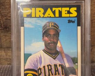 1986 Topps Barry Bonds graded 75 baseball card