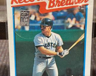 Wade Boggs Topps with 1g of silver