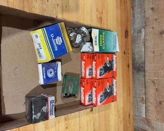 Spark plugs hose clamps car parts