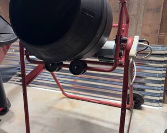 Big cat concrete mixer