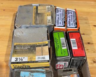 Nail box lot