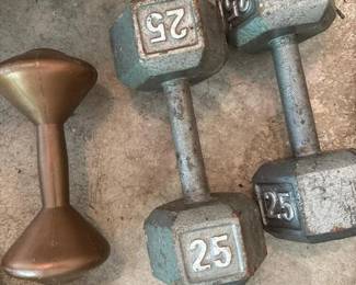 124 25lbhexdumbbellsandorbatrondumbbel