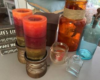 095 decorativeglassbottlescandlesandwoo