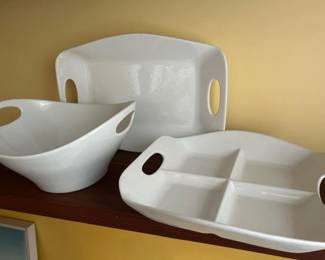 085 whiteceramicservingbowlandplatters