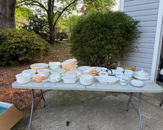 Various Pyrex
