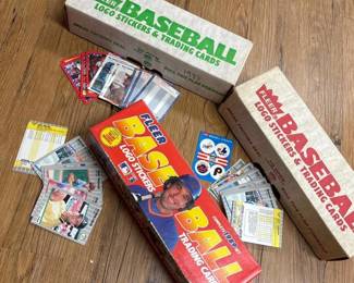 098 fleerbaseballlogostickerstradingcar