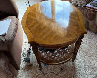 Wooden end table