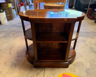 Bookcase end table