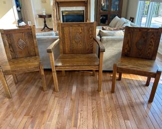Sanctuary chair and clergy chairs