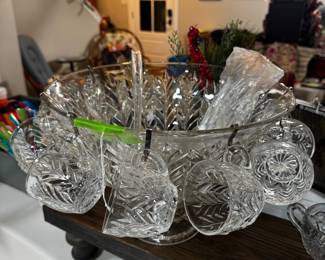 Vintage punch bowls