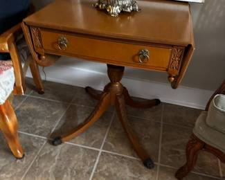 Blond mahogany table