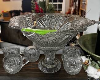 Vintage punch bowls