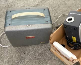 Vintage Kodak 500 Projector and Shibaden Camera
