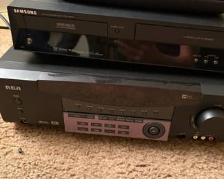 Samsung DVDVCR Combo, RCA Receiver  Portable Electronics