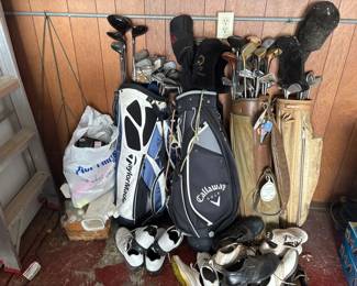Golf Clubs and Bags Lot  TaylorMade, Callaway  Vintage Equipment