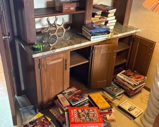 Assortment of Cookbooks, Other Books and CDs