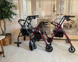 Rolling Walkers with Seats