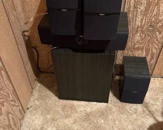 RCA Home Theater Speaker Lot with Subwoofer