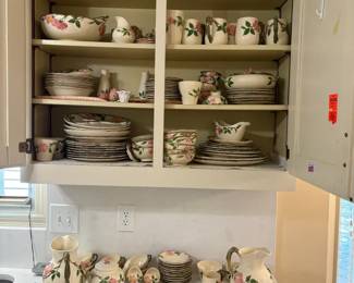  003 Pink Rose Dinnerware and Serving Collection