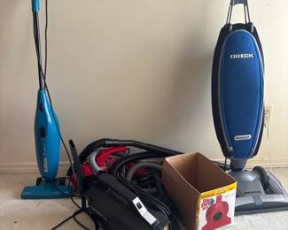 Vacuum Cleaner Lot with Accessories  Oreck, Eureka  Dirt Devil