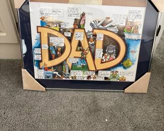  015 Framed DAD Artwork