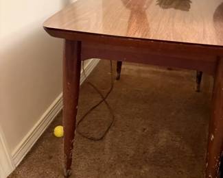 Mid Century Modern Style Table Lamp and End Table