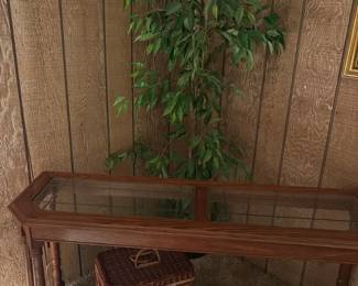 Glass Top ConsoleSofa Table