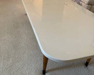  009 MidCentury Style Coffee Table with Marble Top