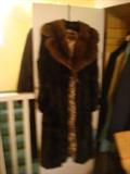 Shorter fur coat