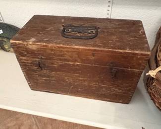 Vintage Wooden Tool Chest