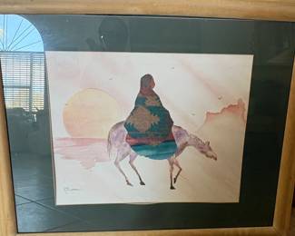 J.C. Madden Framed Southwestern Watercolor Print second image