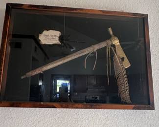 Plains Indian Style Trade Axe Pipe