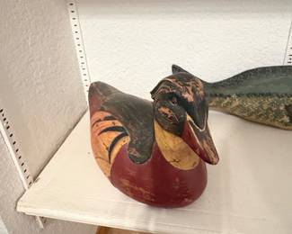 HandCarved Decorative Wood Duck Decoy