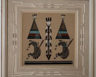 Navajo Sand Painting Wall Art