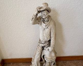Vintage Michael Garman The Saddle Tramp Statue