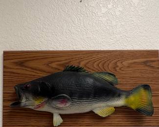 Vintage Largemouth Bass Taxidermy Mount