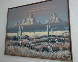 Lee Reynolds Desert Landscape Painting
