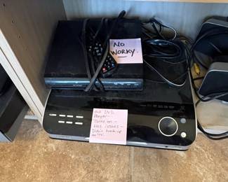 Lot of Two NonFunctional DVD Players
