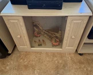 Entertainment Media Console with Glass Display